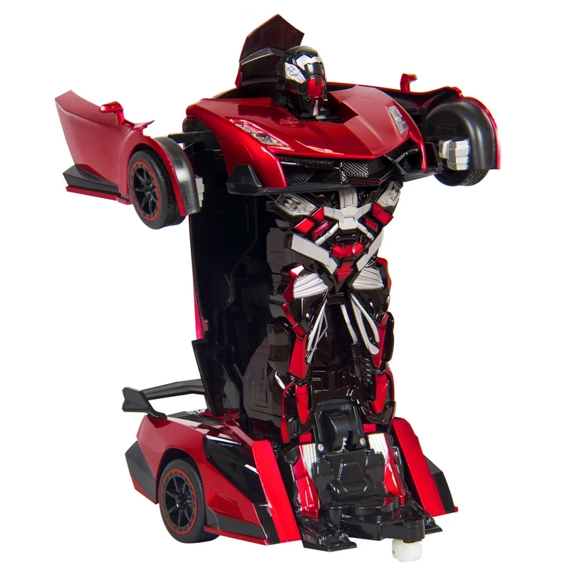 

FB FUNNY BOX Kids Toy Transformer RC Robot Car Remote Control Car Toy(Red)