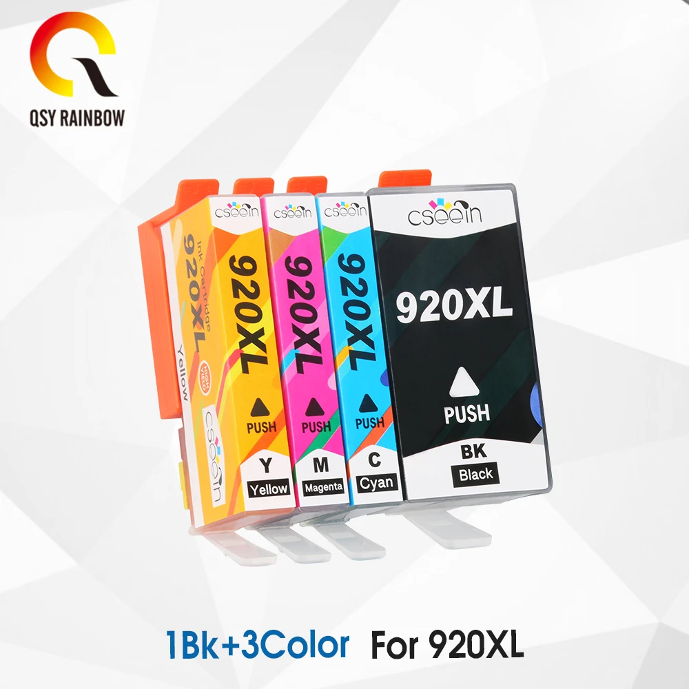 Сменный картридж CMYK для принтера HP 920 xl Deskjet 6000 6500 7000 7500A полностью подходит XL 920XL |