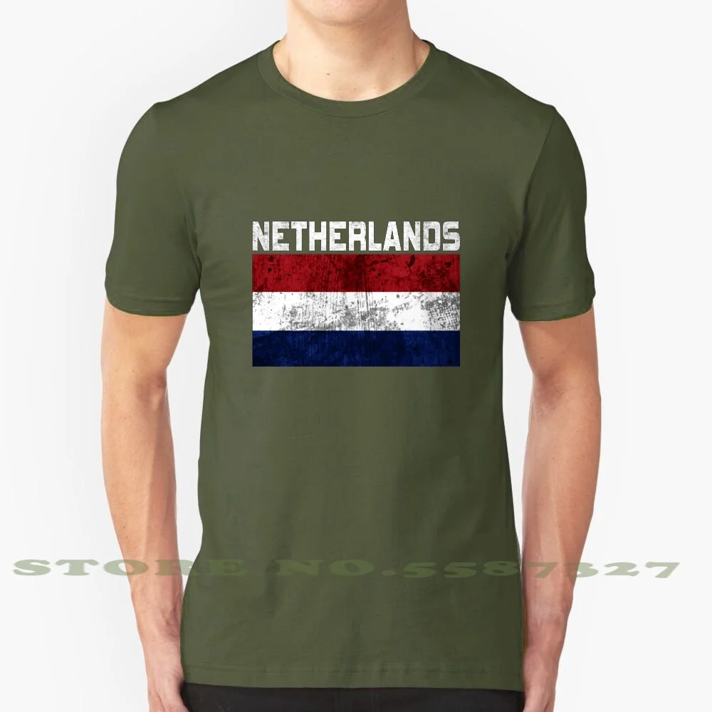 Nierderlande Niederlänisch Gift Fashion Vintage Tshirt T Shirts Netherlands Dutch Lower Country Flag National | Мужская одежда