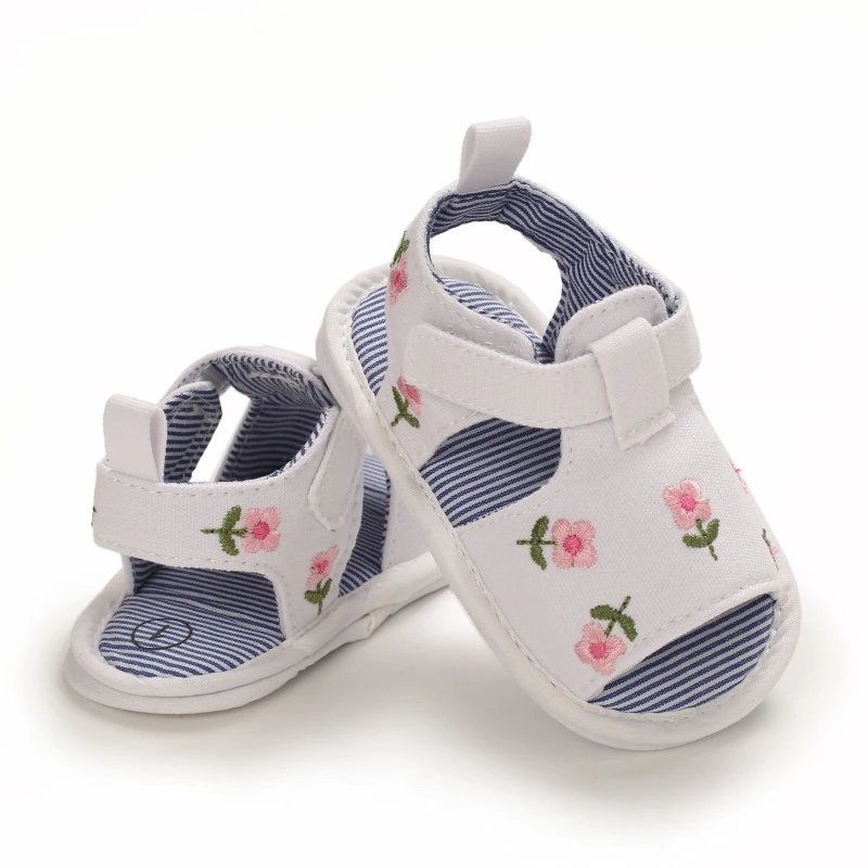 Newborn Toddler Shoes Baby Soft Soled Sandals Lace Soft Soled Shoes Beach Shoes  Slippers Non Slip Sandals 0-18M First Walkers