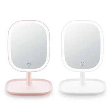 

New Led Makeup Mirror Led Makeup Mirror Multicolors Lamp Desktop Folding Vanity Mirror Dropship For Women Makeup