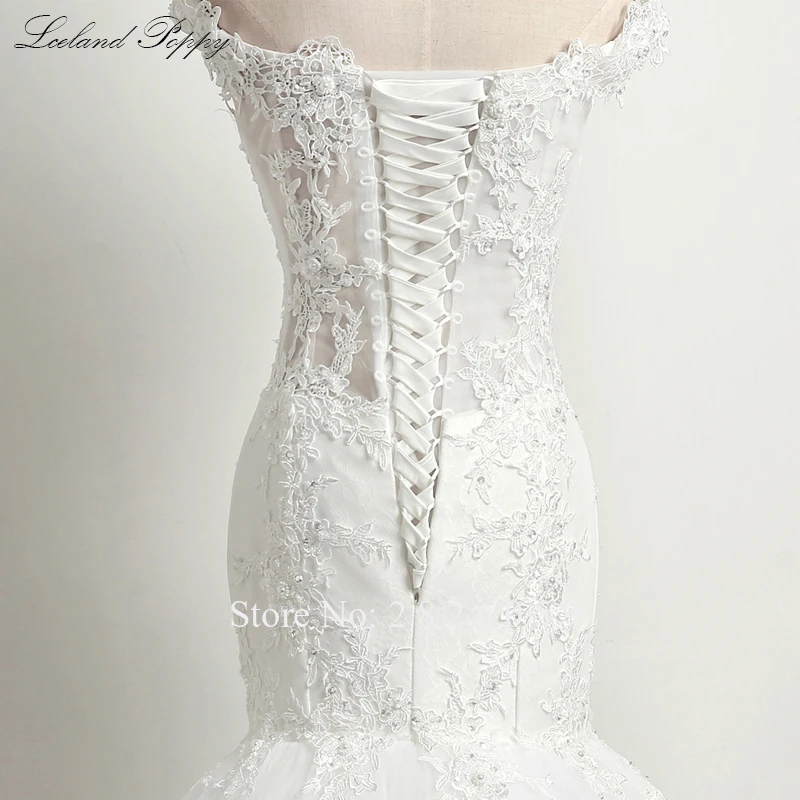 Vestido de Novia Свадебные платья русалки с кружевной аппликацией для невесты без рукавов с жемчугом Длина бисера Свадебные платья