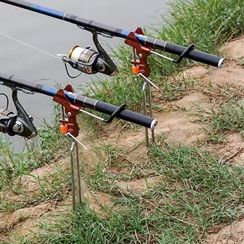 

Aluminium Alloy Fishing Bracket Holder Metal Adjustable Handle Fishing Rod Stand