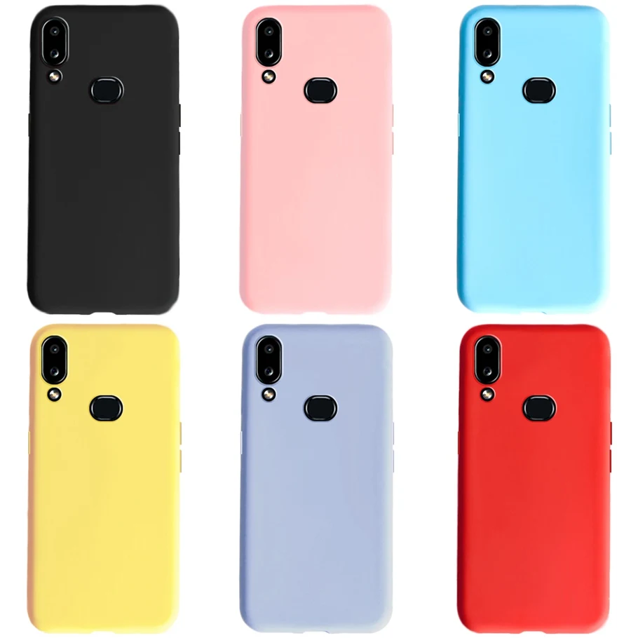 Candy Color Case For Samsung Galaxy A10S a10 s Bumper Coque Cover Soft Silicone Phone Protection |