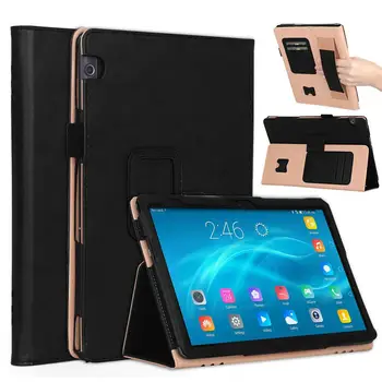 

For Huawei MediaPad T5 10 Case PU Leather Hand Holder Cover For Huawei T5 10 AGS2-L09/L03/W09/W19 10.1'' Tablet Case +Films