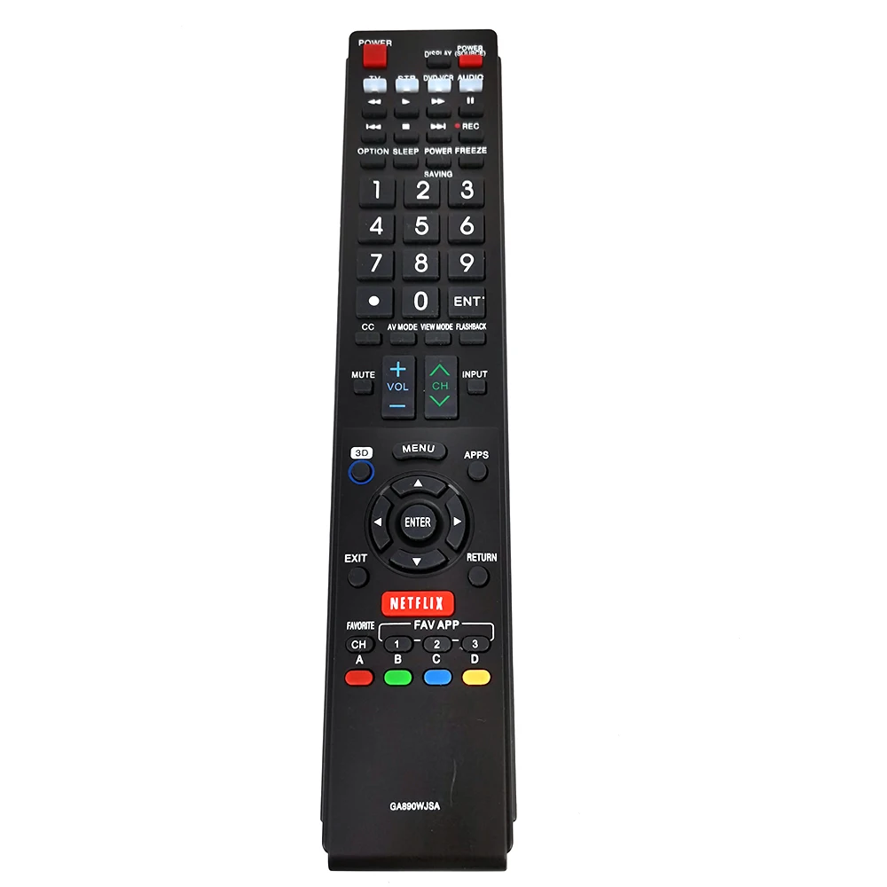

NEW Replacement GA890WJSA For Sharp LCD LED TV Remote control GB004WJSA GB005WJSA GB118WJSA LC-60LE650U LC-70LE650U LC-60LE830U