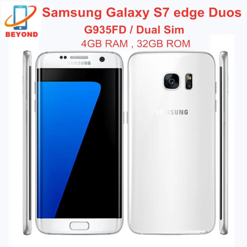 Samsung Galaxy S7 Edge Duos G935FD Dual Sim Global Version Octa Core 5.5" 4GB RAM 32GB ROM 4G LTE NFC Exynos - AliExpress