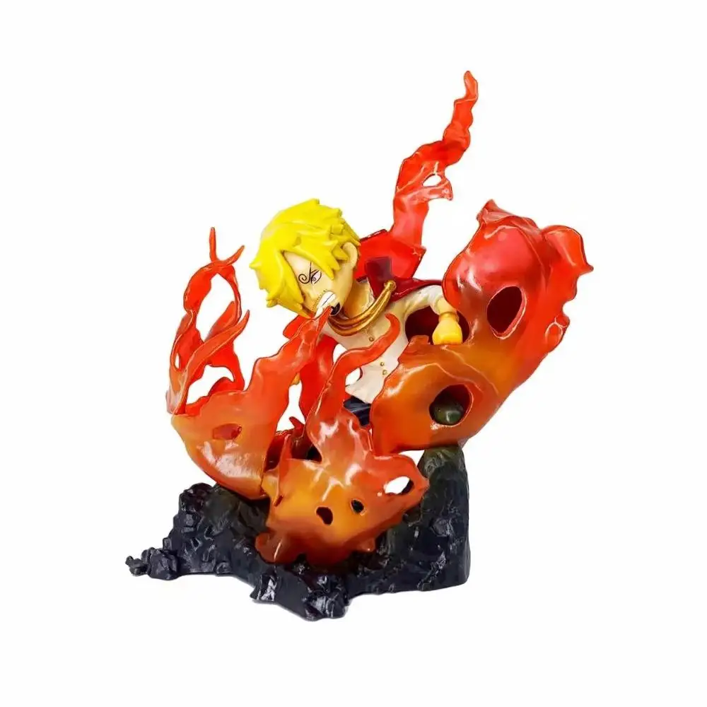Аниме One Piece Highkick Vinsmoke Sanji GK ПВХ Фигурка Статуя Коллекционная модель детские