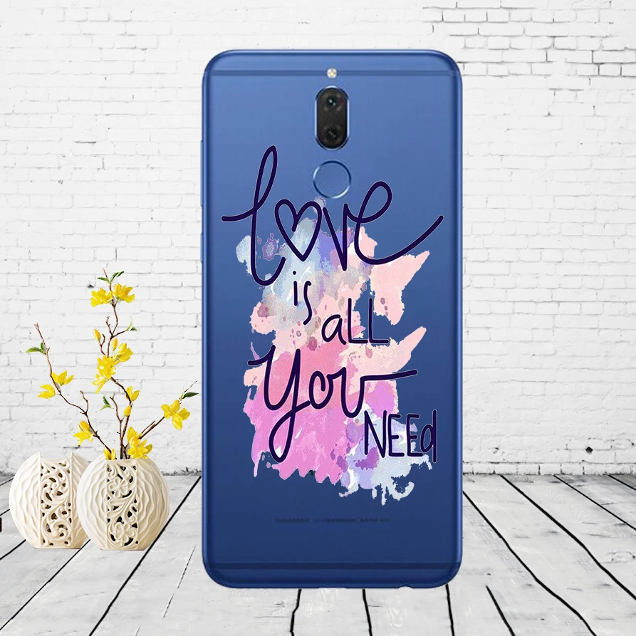 Силиконовый чехол для Huawei Mate 10 lite чехол Мягкий ТПУ чехлы для телефонов для Huawei Mate 10 Lite защитный ковер - Цвет: AA58