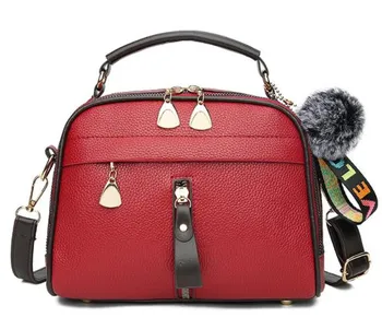 

Fashion Leather Hangdbags New Women Bag Large Capacity Female Big Chain Tote