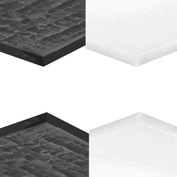 

uxcell 4Pcs Acetal POM Sheet Polyoxymethylene Plate Sheet Black for Machining and Manufacture of Precision Parts