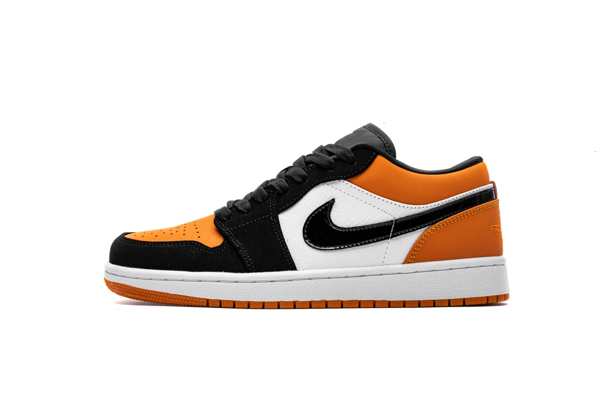 Кроссовки для баскетбола Nike Air Jordan 1 с низким черным носком, Новое поступление, удобные уличные кроссовки#553558-116 - Цвет: 553558-128