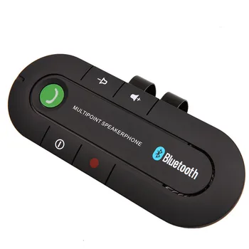 

bluetooth hands-free car Bluetooth Car Kit Wireless Bluetooth AUX MP3 Music Player Sun Visor Clip Speakerphone FM transmitter