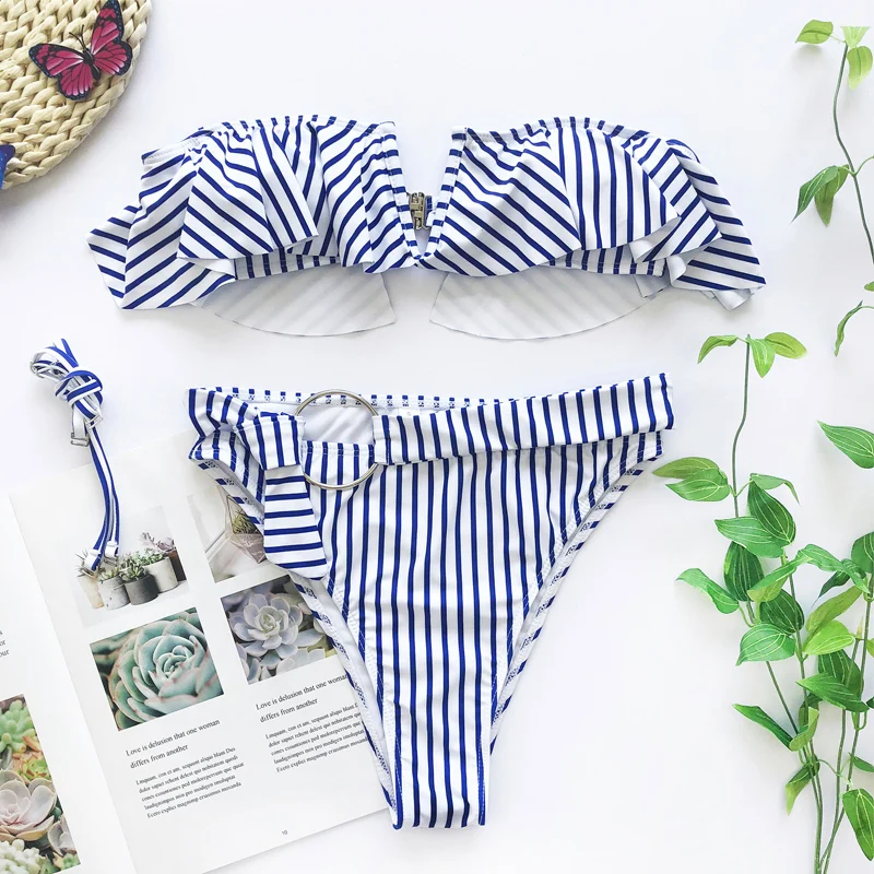 Two Piece Swimsuit Brazilian Bikini Push Up Swimwear Women Swimming Suit for Women High Waisted Bathing Suits Bikinis Mujer