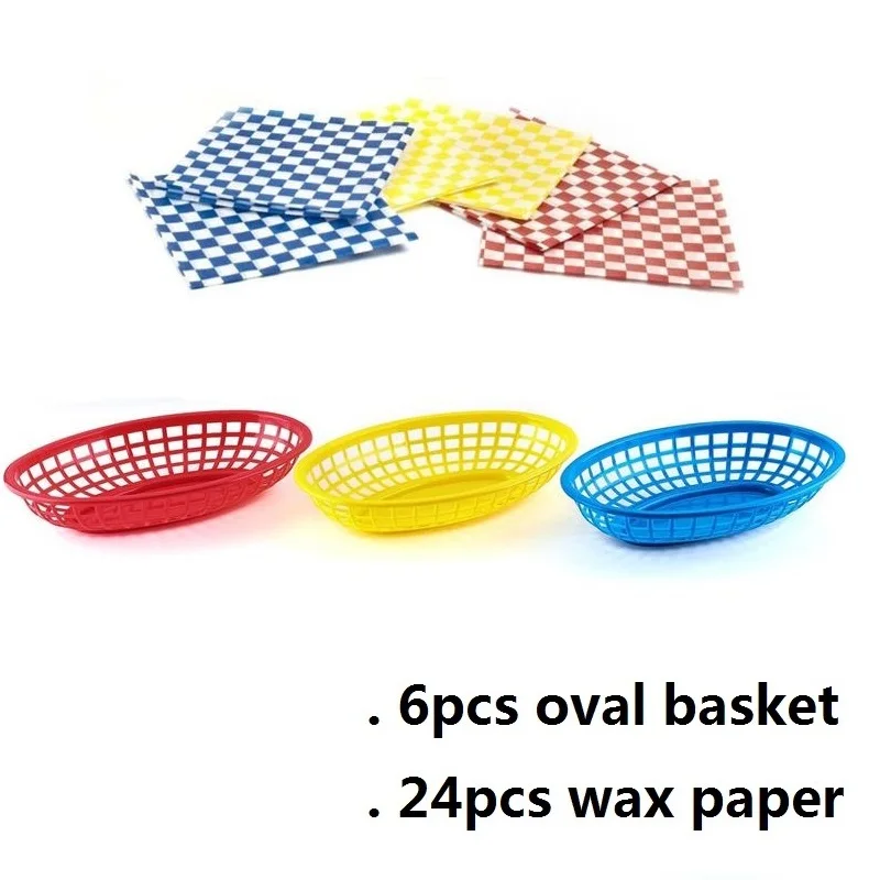 fast food basket wax paper (2)