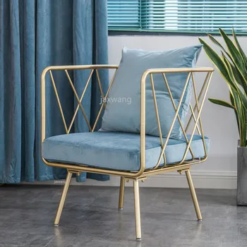 

Living Room Chair Customized Chairs Small Single Sofa Studio Bedroom Single Sofa Simple Modern Light Luxury Leisure Chair