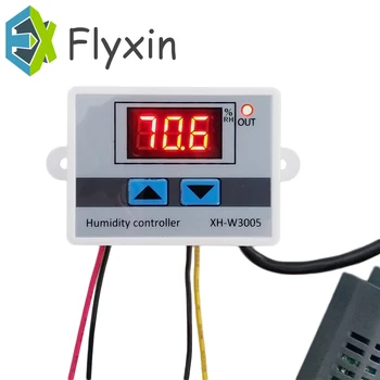 

Digital Humidity Controller XH-W3005 12V 24V 220V Humidistat Hygrometer Humidity Control Switch regulator with Humidity sensor