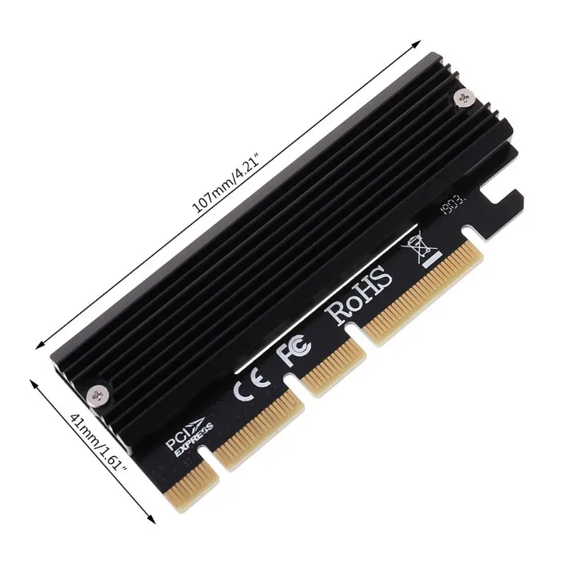 M.2 Накопитель SSD с протоколом NVME адаптер карта расширения M2 к PCI Express 3,0X16 карта контроллера M интерфейс ключа поддержка PCI Express 3,0x4 2230-2280