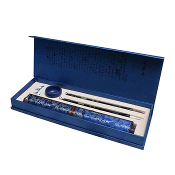 

1 Set of Four Treasures of the Study Set Professional Practical Writing Accessories Writing Brush Kit Calligraphy Supplies