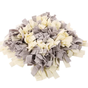 

Dog Snuffle Mat, Hand Woven Dog Sniffing Pad Soft Pet Nose Work Smell Snuffle Mat Training Feeding Foraging Skill Blanket Dog
