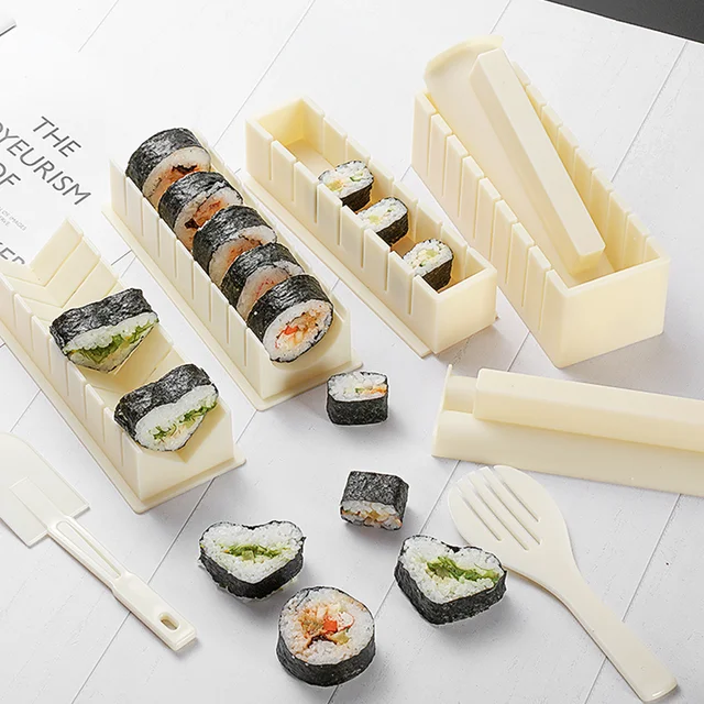 3/10PCS Sushi Making Kit, 10 Pack Sushi Maker Tool with Rice Roll