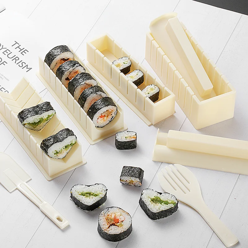 stampo per palline di riso MamaBabaBebe Kit di sushi giapponese per sushi Mat Nigiri