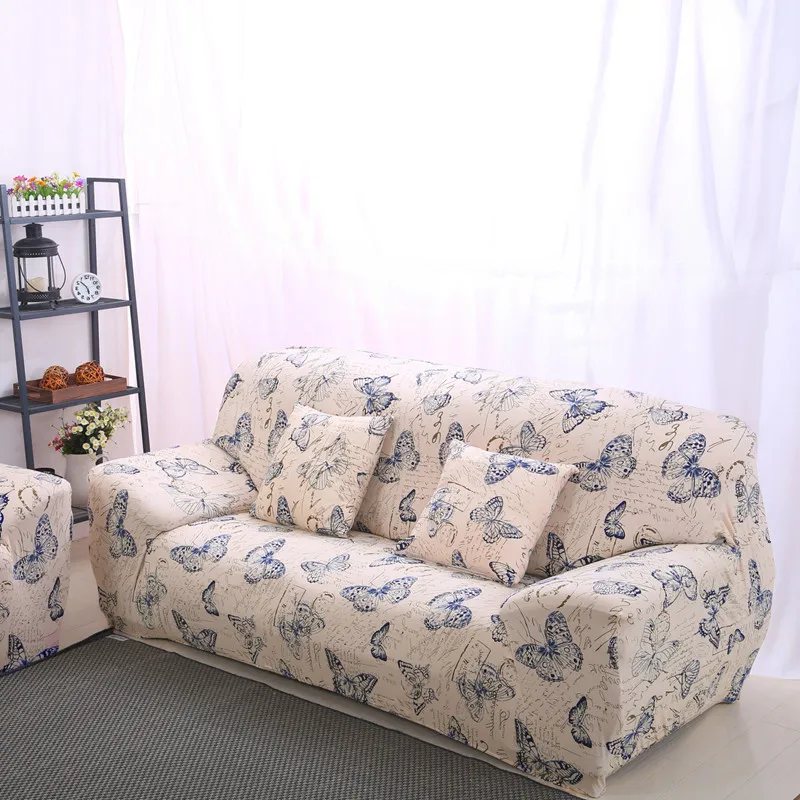 Все включено эластичное диванное покрывало Печать Эластичный диван Чехлы для гостиной секционный Угол один диван Loveseat - Цвет: Color 17