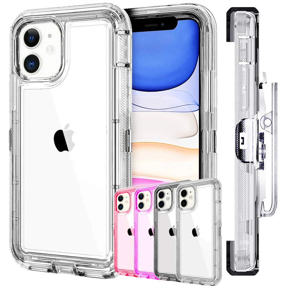 Luxury Armor Tough Shockproof Case On The For IPhone 11 Pro XR XS Max X 6 6s 7 8 Plus Belt Clip Holster |
