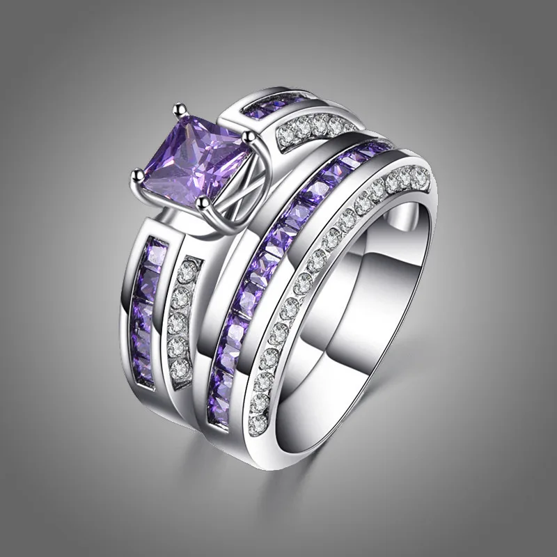 

Zircon Ring Women's Creative Temperament Combination Ring and Hand Ornament Jewelry Rings for Women