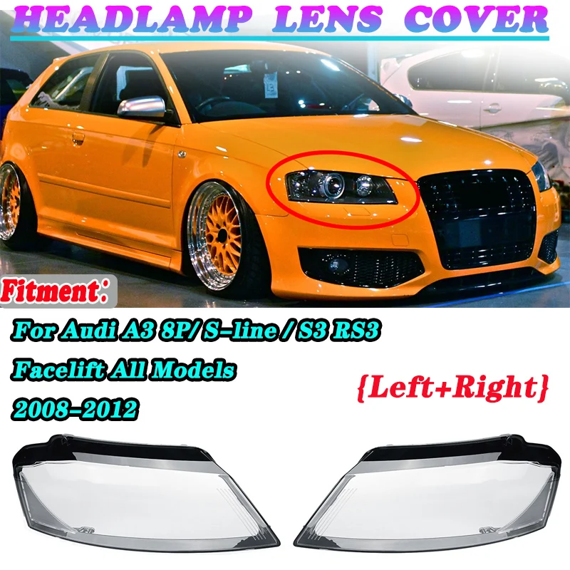 Audi A3 S3 RS3 8P Scheinwerfercover