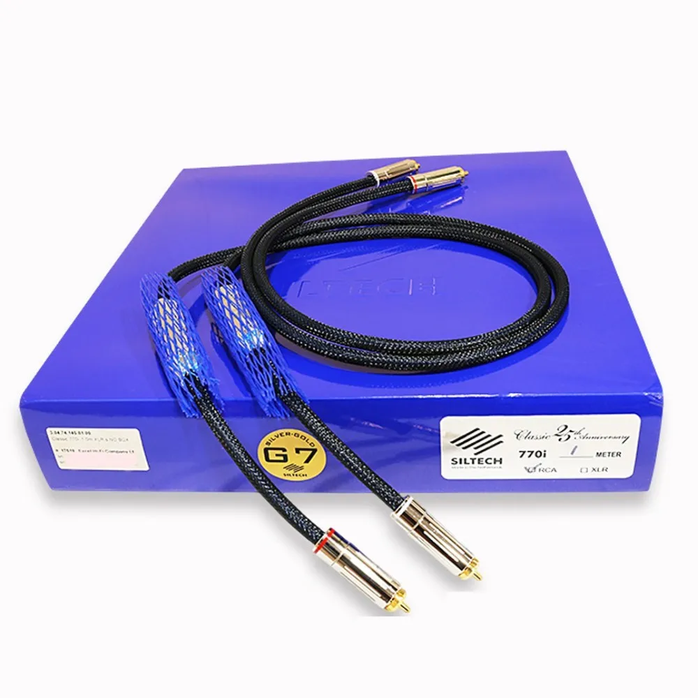 

Siltech 25 Classic Anniverary 770i interconnect cable without original box 1.5M