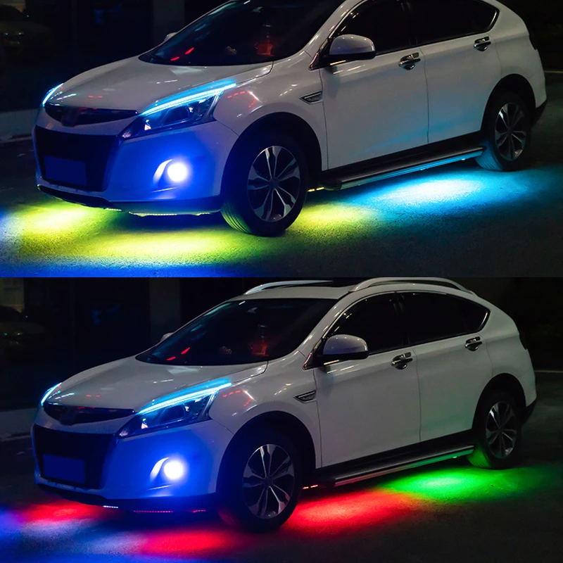 Bande lumineuse LED Accent Neon Underglow pour voiture, contrôle d