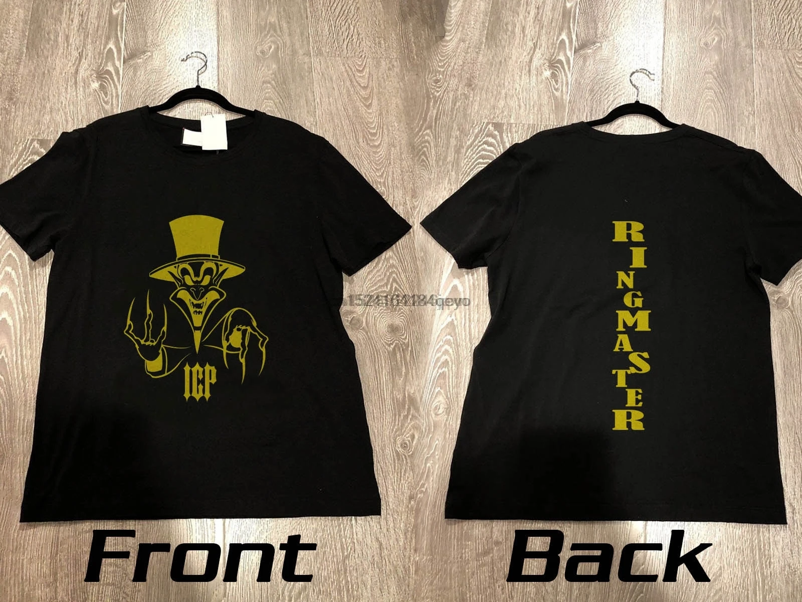 Vtg Редкие Ringmaster Icp Juggalo для мужчин Размеры s m l Xl 2Xl футболка Репринт 2 стороны |