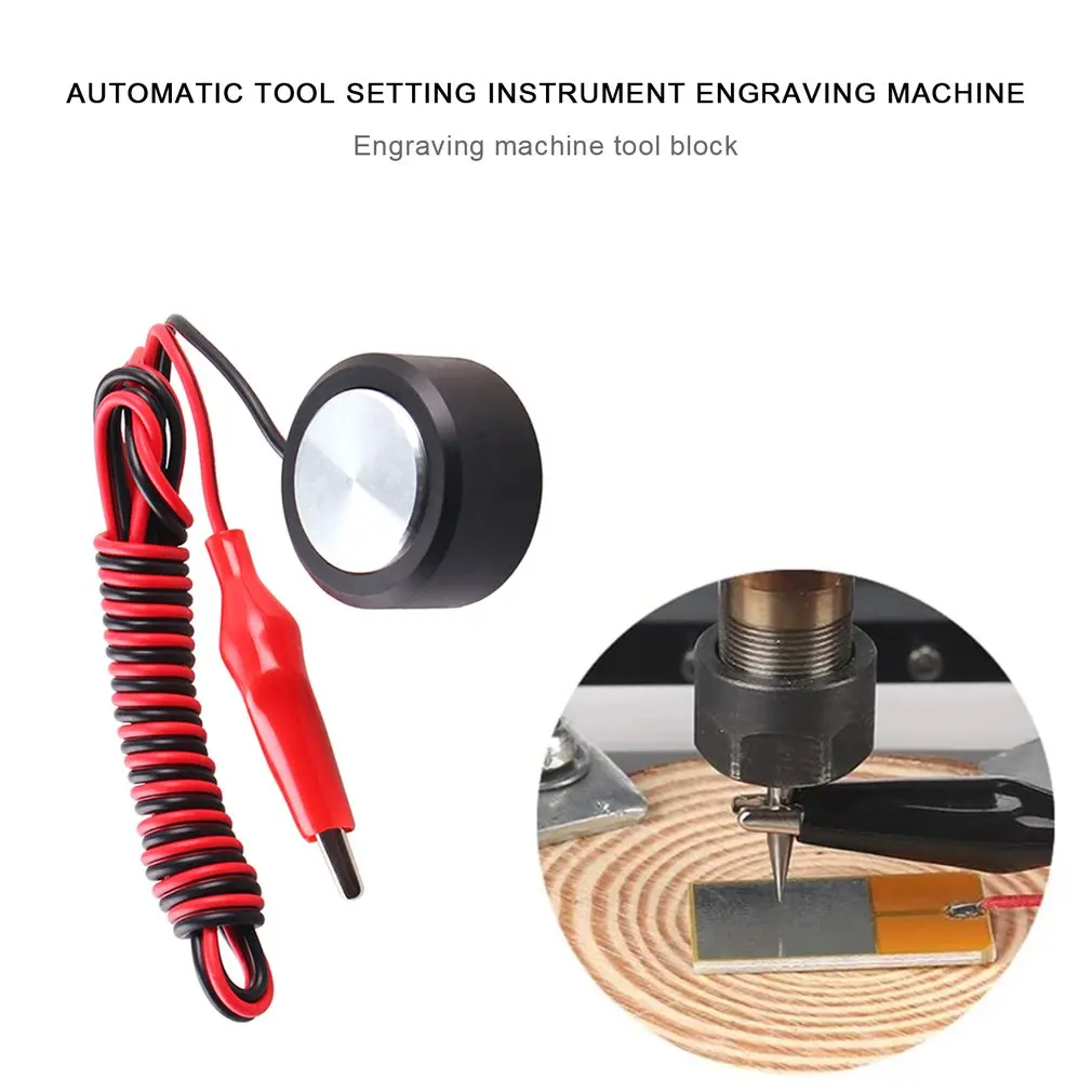 cutting saw machine CNC Z Axis Router Mill Mach3 Tool Zero Check Touch Plate Setting Probe Setting Probe Milling 35mm CNC Engraving Machine Tools wood pellet machine for sale
