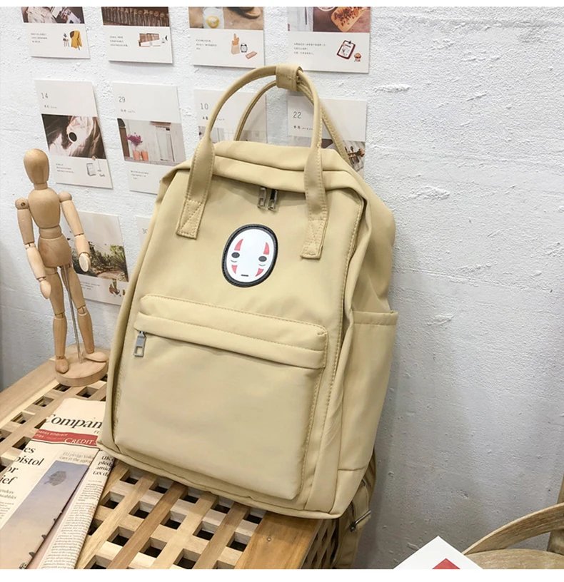 Face женский холщовый рюкзак с принтом сумка для путешествий для девочек большой ноутбук портативный колледж школы Студенческая дорожная сумка для подростков