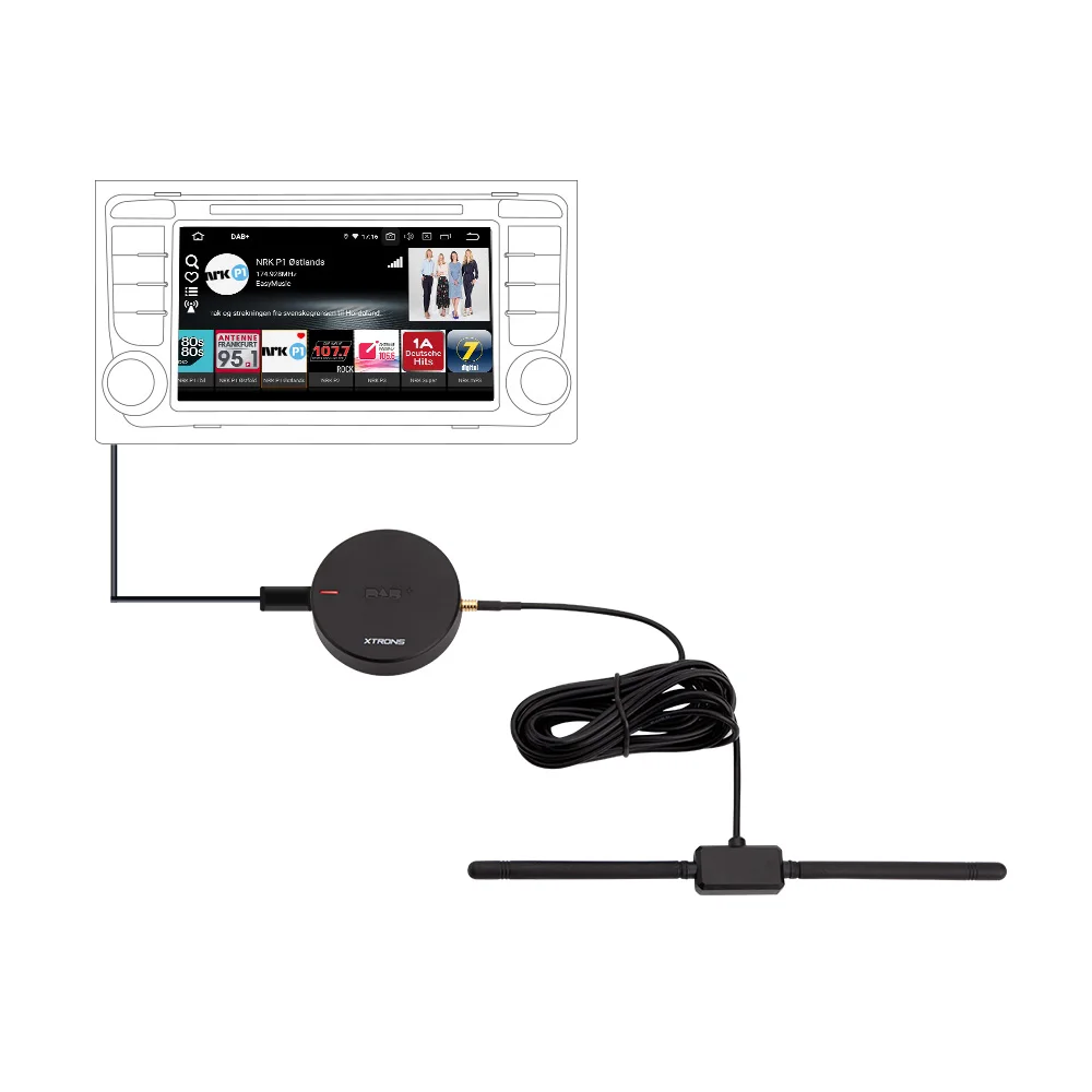 XTRONS USBDAB03 DAB цифровой радиотюнер USB ключ для Android автомагнитолы