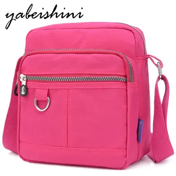 

Women's bag Nylon cloth crossbody bag 3 zippers Shoulder Bags for women 2019 bolsos mujer de marca famosa handbags sac a main