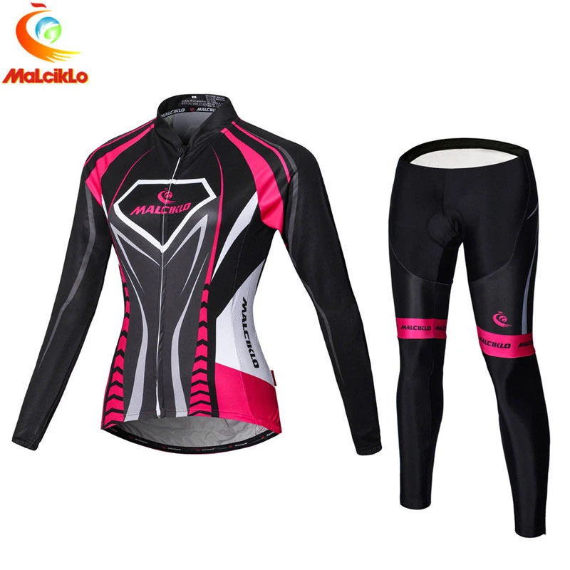 Одежда для велоспорта Pro Team Женский комплект из Джерси с длинным рукавом