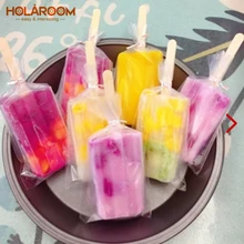 Holaroom пластиковые пакеты для мороженого практичный мешок для хранения мороженое для конфет и печенья прозрачный мешок для фруктового льда Кухонные гаджеты