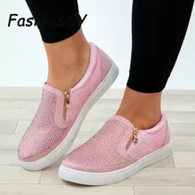 Женские летние кроссовки на молнии; обувь на плоской подошве без застежки; дышащая повседневная обувь на плоской подошве с эластичным ремешком; женская обувь с вырезами, подходящая для широкой ноги