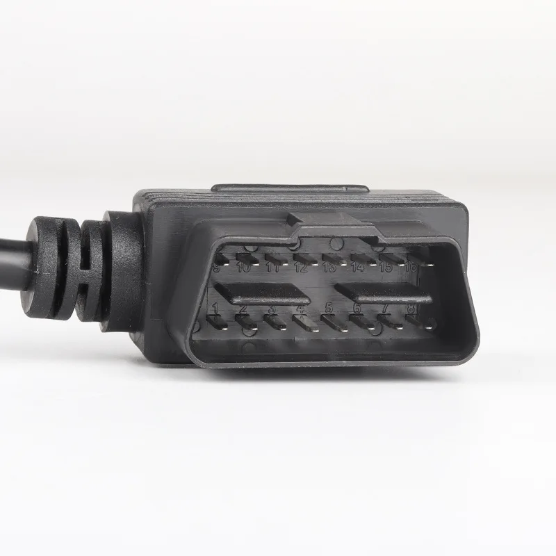 Правый угол 1 до 4 16 Pin OBD 2 диагностический кабель-удлинитель для любого автомобиля кабель для диагностики адаптер Инструменты для ремонта автомобилей