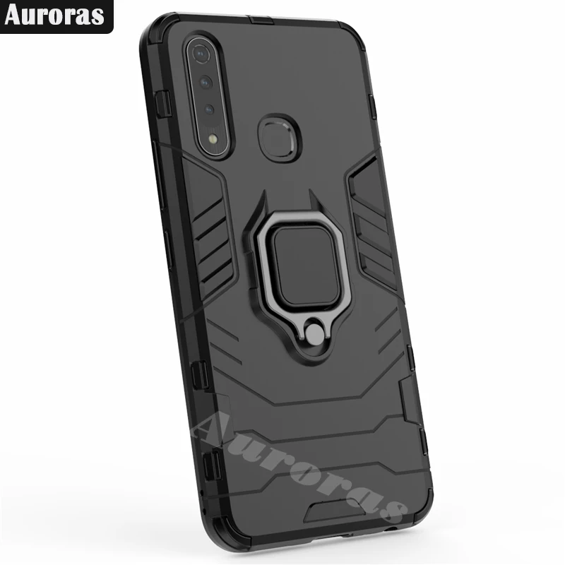 Auroras для VIVO Y19, противоударный защитный чехол, кольцо на палец, магнитный держатель, чехол для Vivo Y19, чехол s