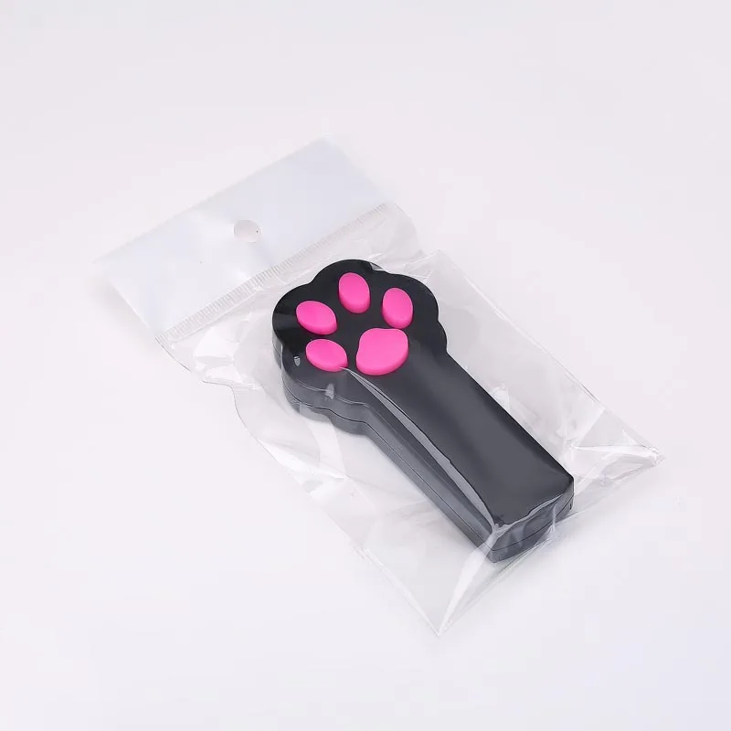 Черный 1 шт. Tease Cats Rods Удаленная лазерная указка ручка забавные игрушки для кошек прекрасный луч лапы для домашнего животного игрушка Щенок принадлежности для тренировки животных - Цвет: Черный