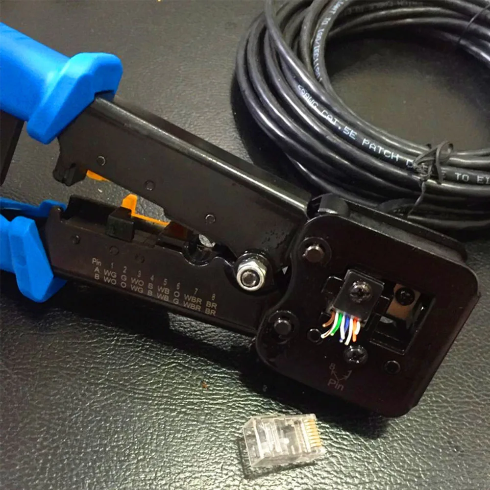 Ручные сетевые инструменты обжимные плоскогубцы Rj12 Cat5 Cat6 8p8c инструмент для зачистки кабеля зажим щипцы зажим многофункциональный дропшиппинг