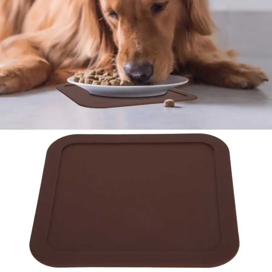 21 8*21 8 см Non-Slip Pet пусковая площадка Детское питание кошка собака силиконовые ложки