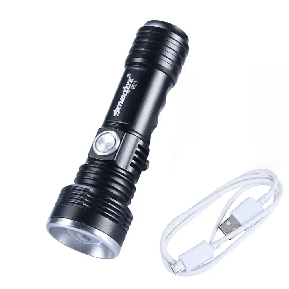 

USB Rechargeable Mini UV LED 3 Modes Flashlight Flash Lamp Purple Ultraviolet Light for Money Detection Daily Illumination