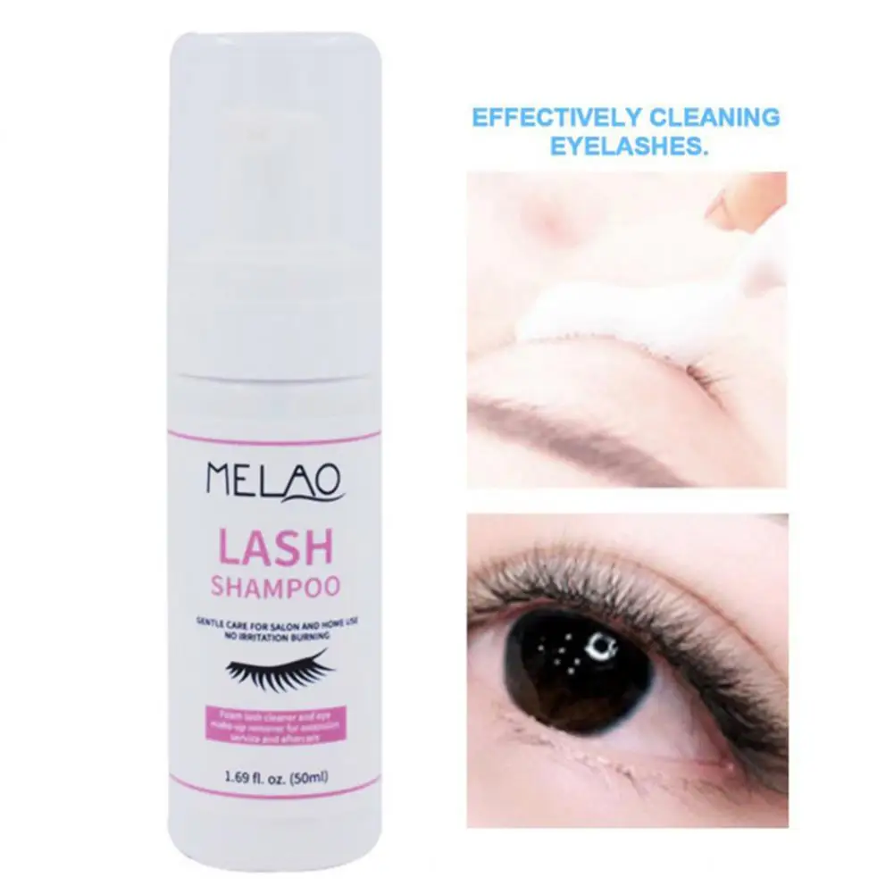 50 мл средство для снятия макияжа с ресниц пена Шампунь насос дизайн очистки