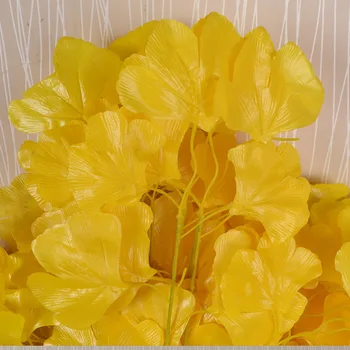 

Ginkgo Leaf Home Decoration Filming Props Wedding Decoration Green Vegetation