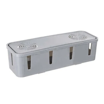 

Cable Storage Box Case Wire Cable Management Socket Safety Storage Organizer Home FPing