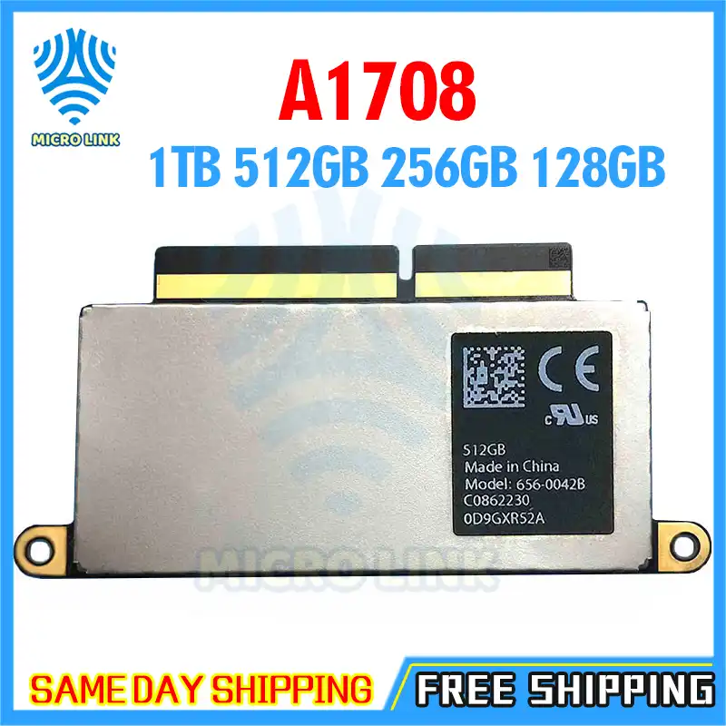 A1708 Laptop Ssd 128gb 256gb 512gb 1tb For Macbook Pro Retina 13 3 16 17 Year 1708 Solid State Disk Pci E Emc 3164 Emc 2978 Computer Cables Connectors Aliexpress